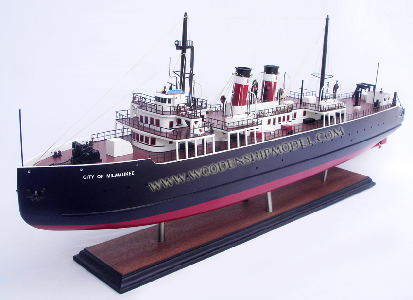 SS City of Milwaukee Car Ferry Model